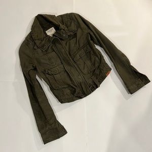 Abercrombie & Fitch Moto military jacket sz XS